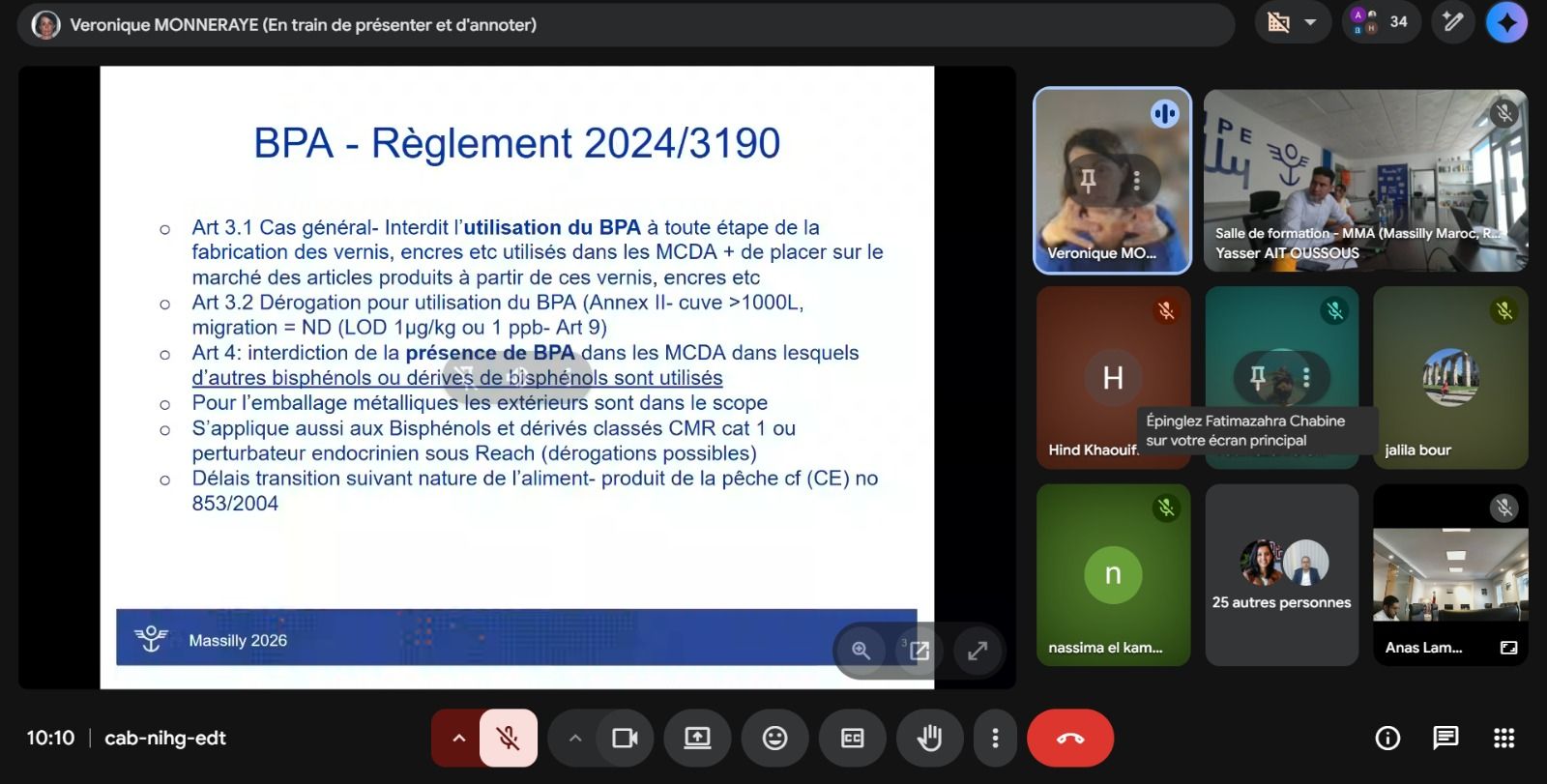 UNICOP Massilly Webinar Morocco